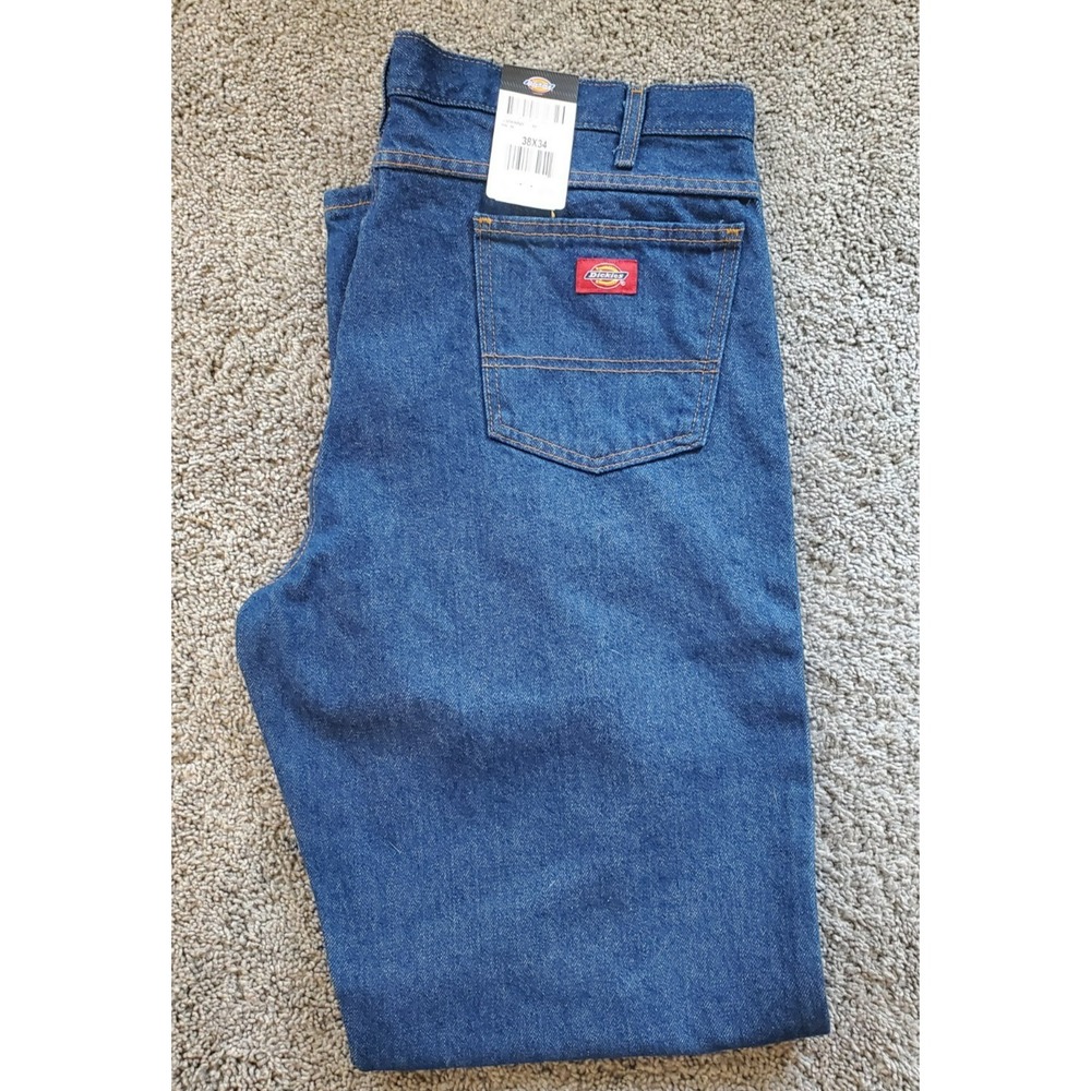 Dickies Men's 38X34 Denim Jeans Work Pants CR393RB NWT